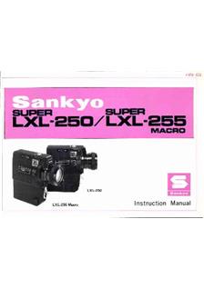 Sankyo LXL 250 manual. Camera Instructions.